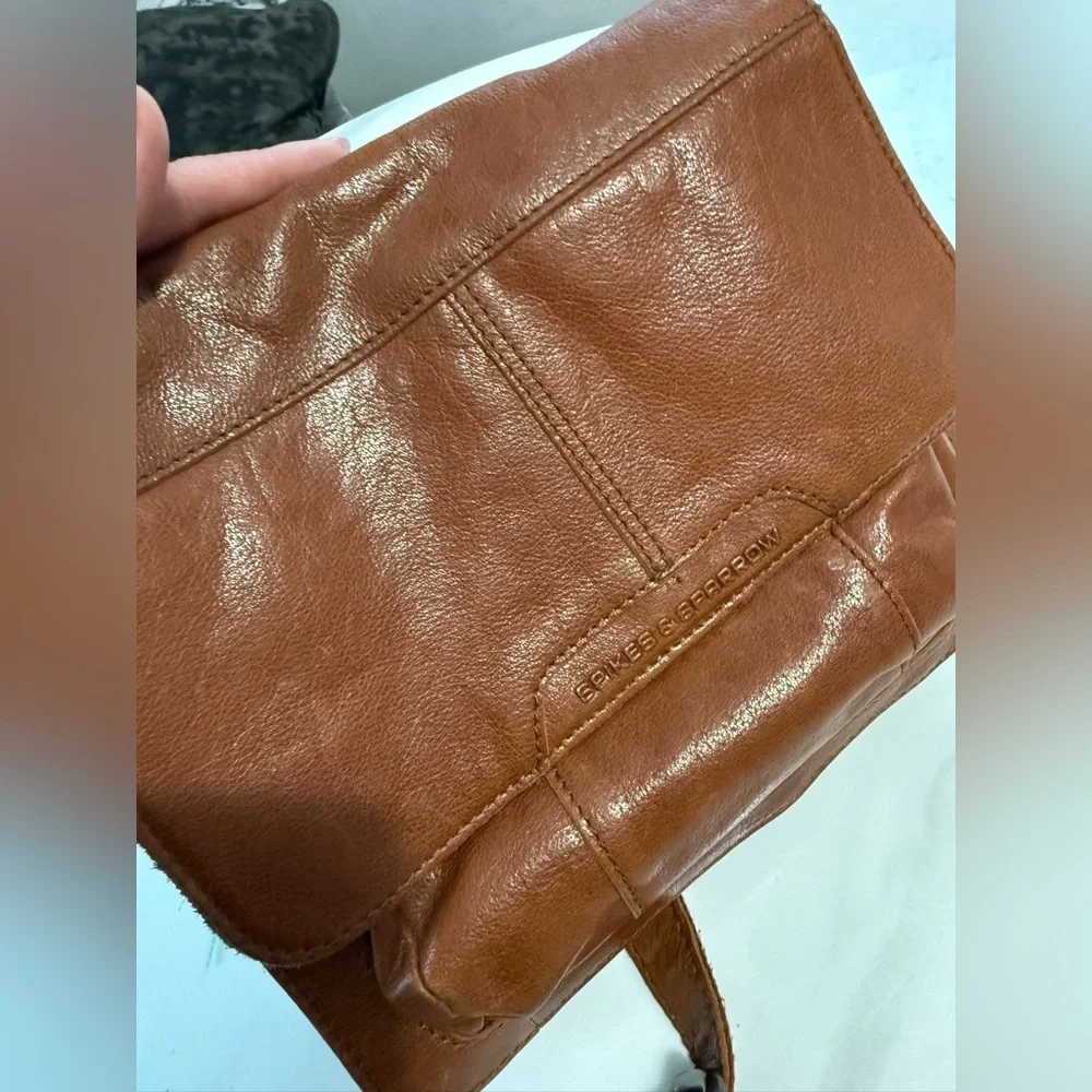 Spekes & Sparrow brown Leather Crossbody Bag